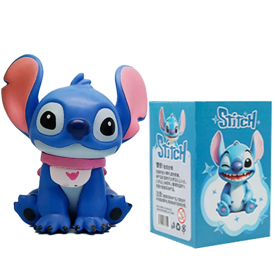 6 pz/CALDO Disney Cute Stitch Serie Action Figure Doll Mistero Cieco Scatola Sorpresa Giocattolo Da Collezione Regali Di Natale/Compleanno