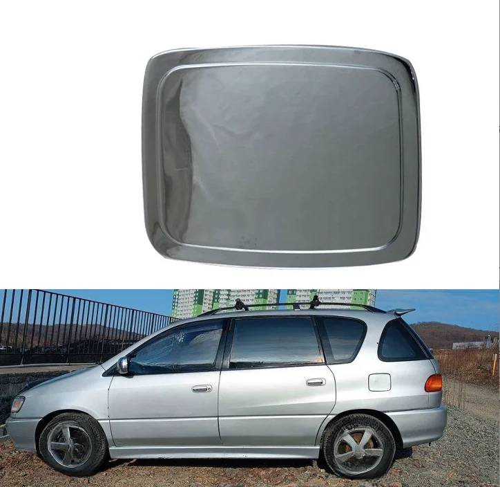 ABS chrome Car Fuel Tank Cap Cover Sticker 1996-2000 FOR Toyota IPSUM  Car Exterior Parts Accessories