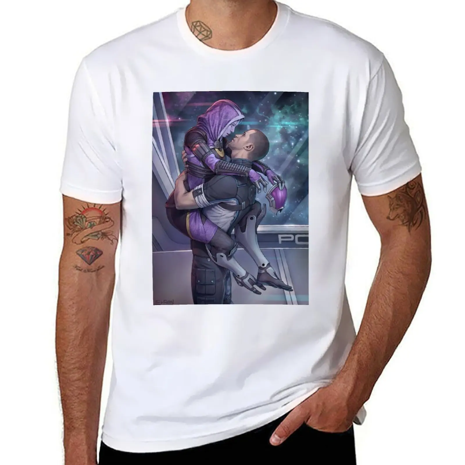 

Mass Effect T-Shirt funny t shirts cotton man tshirt T-Shirt