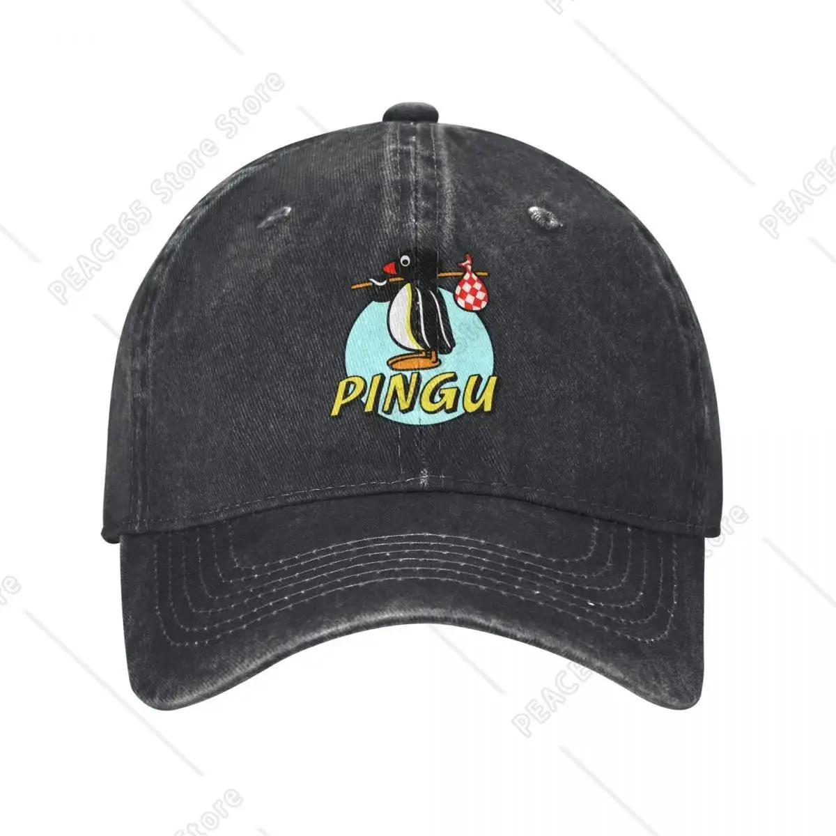 

Noot Penguin Meme Funny Cartoon Men Women Baseball Caps Distressed Cotton Caps Hat Vintage Summer Adjustable Sun Cap