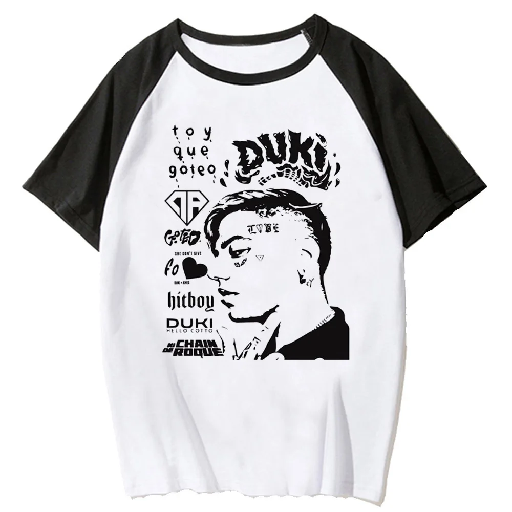 Duki t-shirts women harajuku Tee girl funny 2000s graphic clothes