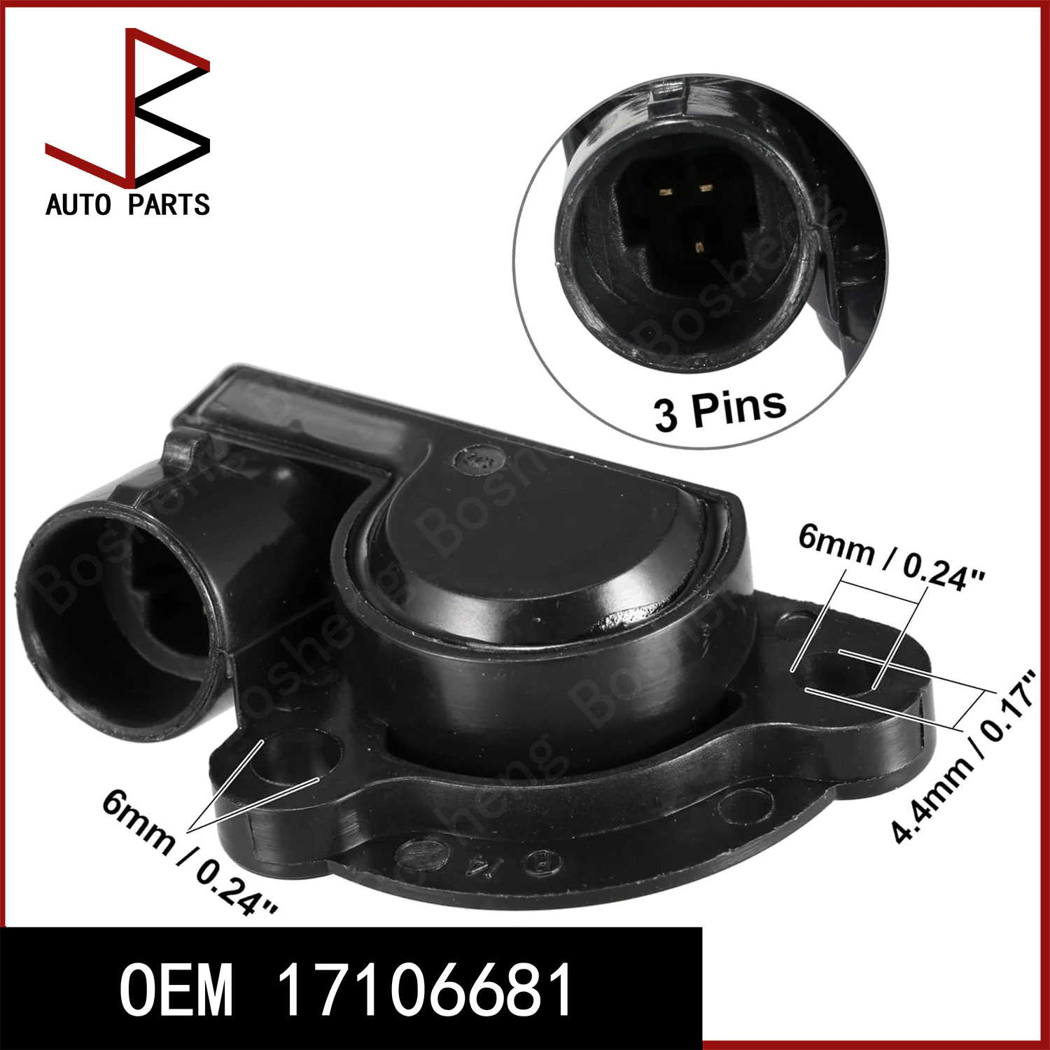 

Новый OEM 17106681 094580175 Датчик положения дроссельной заслонки TPS для BUICK CENTURY Saloon 1981-1996 CADILLAC FLEETWOOD Saloon 1988-1993 гг.