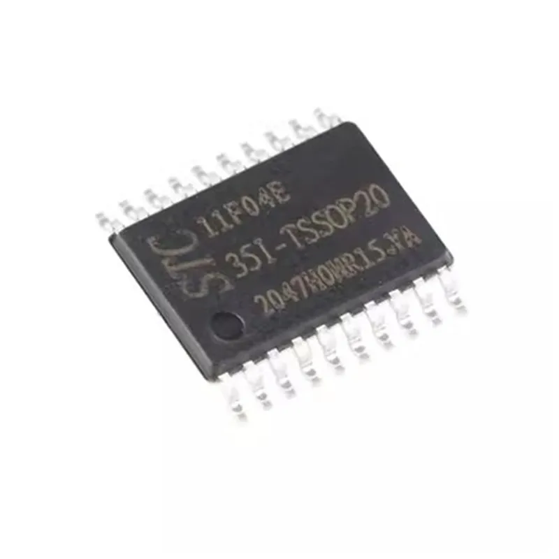 STC11F05E-35I-SOP16G คอนโทรลเลอร์ไมโครคอนโทรลเลอร์ MCU STC8H4K64TL-45I-TSSOP20 1T 8051 MCU ของแท้ STC11F04E-35I-TSSOP20 5ชิ้น