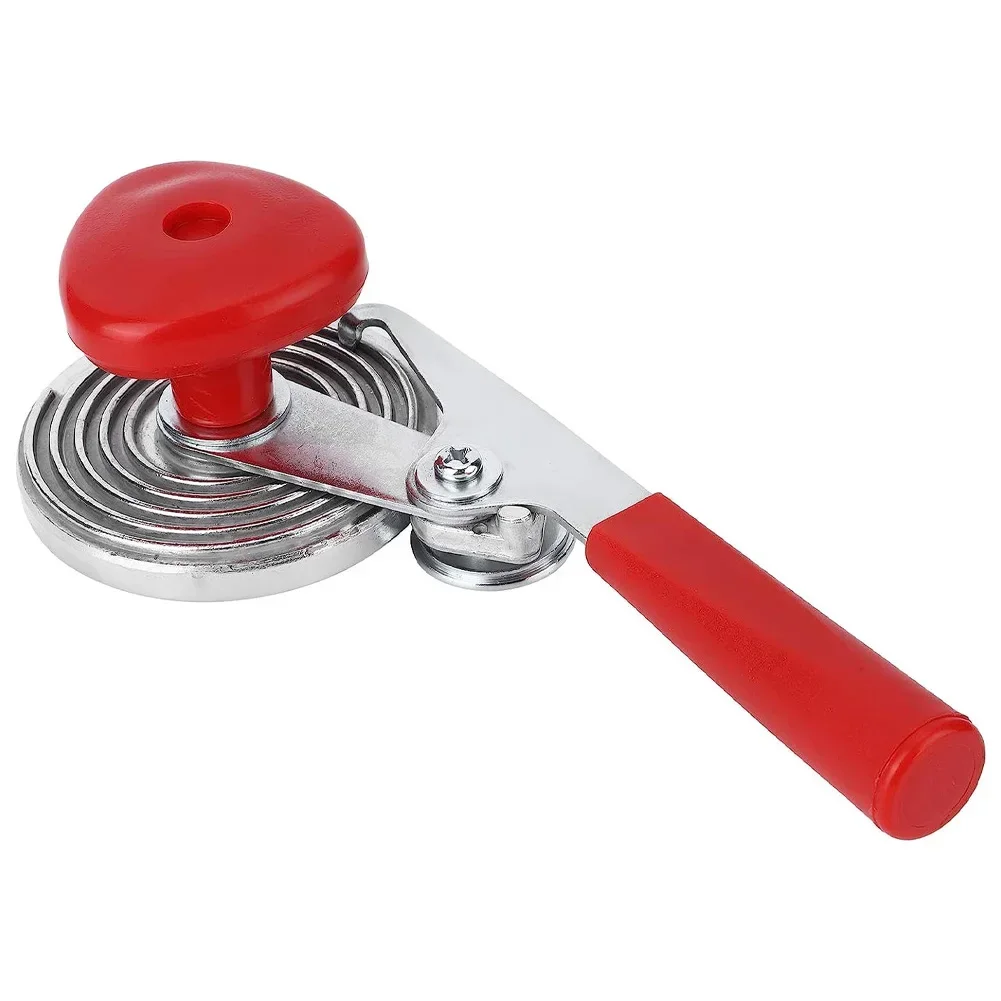 

Tin-opener Can Sealer 22.5cm Length 9cm Circle Diameter Durable Iron + ABS Silver + Red Household Supplies Brand New