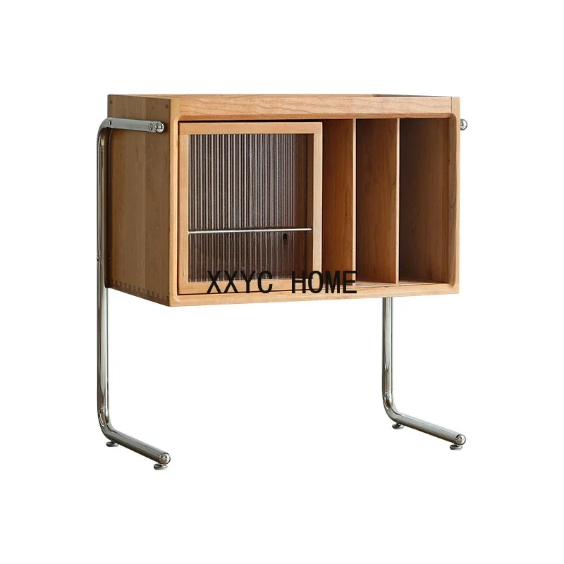 

Middle Ancient Bookcase Japanese Style Cherrywood Suspension Bedside Table Nordic Sofa Small Side Cabinet