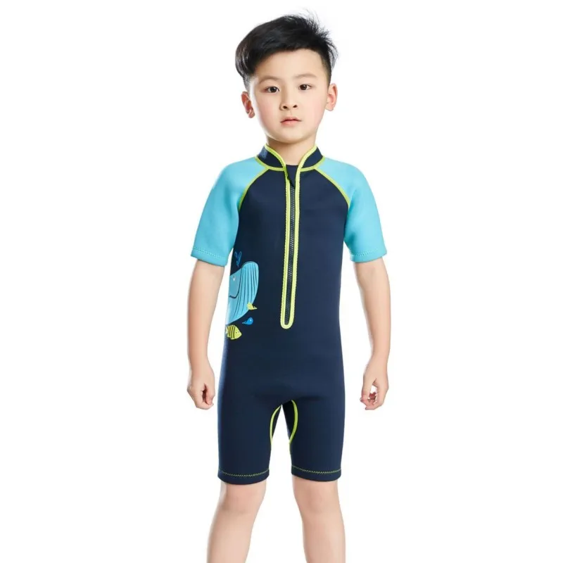 

Combinaisons pour Enfants Boys' One Piece Water Sports Training Short Sleeve Sun Protection Quick Drying Children's Wetsuits
