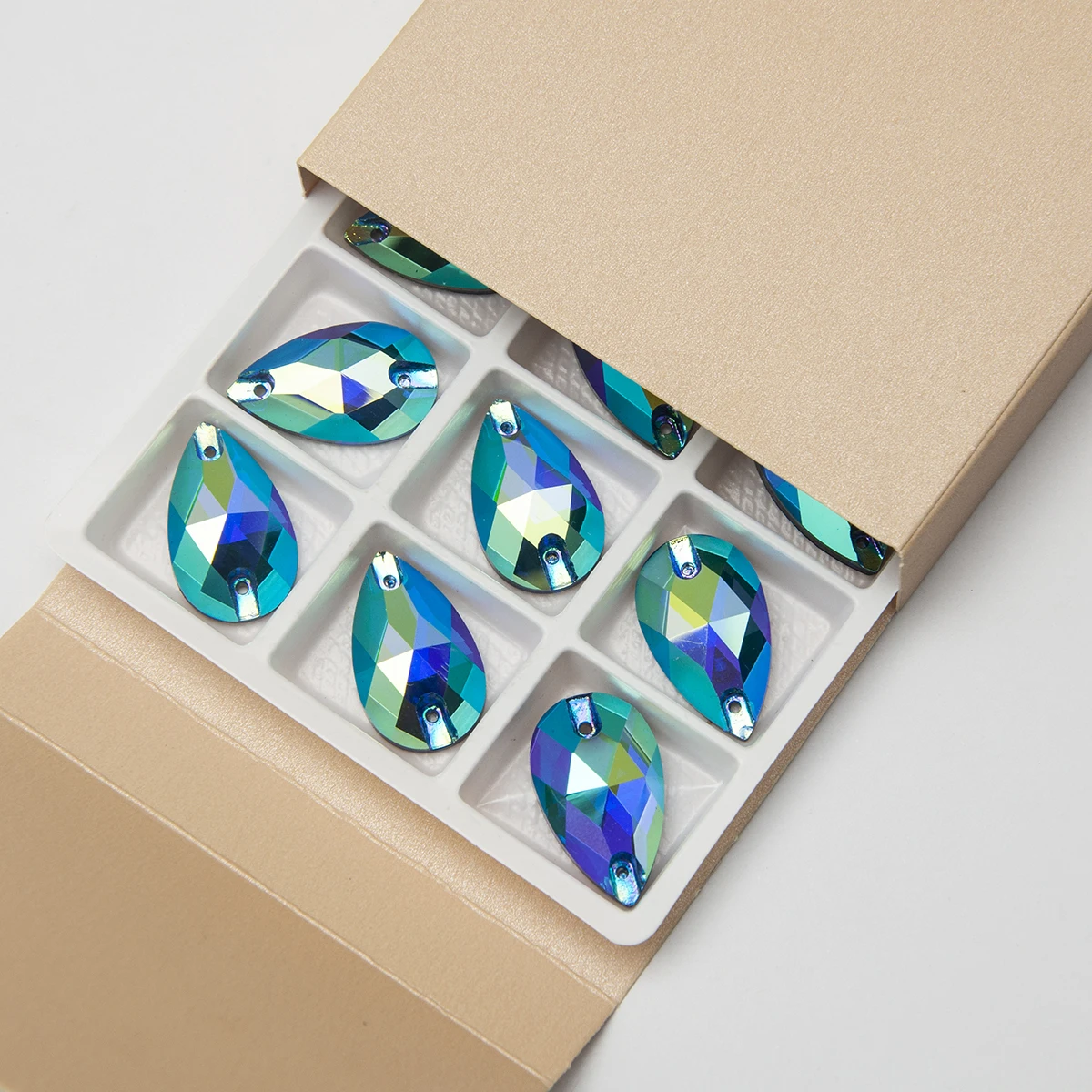 K9 New 6A Effects AB Shiny Sewing Stones Drop Strass Sew On Rhinestones For Craft Dress decoration bags garment shoes