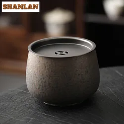 Japanese Gilded Iron Glaze Jianshui Elegant Tea Cup Wash Writing-brush Washer Household Chaxi Drinkware Accessories Collection