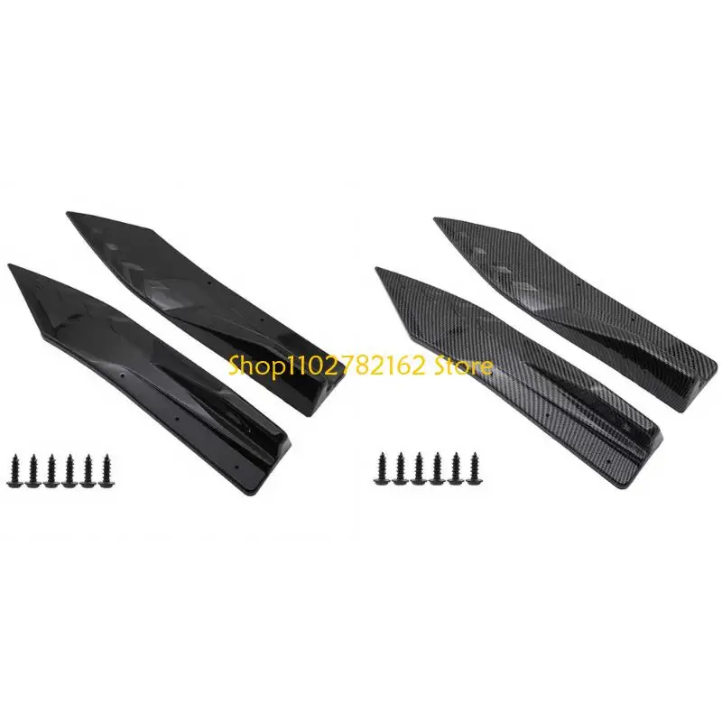 

547B Universal Vehicle Rear Bumper Protector Lip ABS Construction Car Rear Diffuser Strong Upgrades for Vehicle Styling