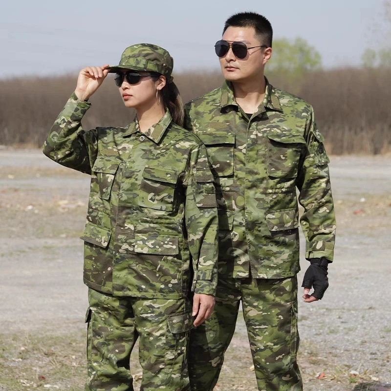 new-sle-camouflage-orm-set-men's-outdoor-training-wear-breathable-training-officer's-military-training-clothing-durable