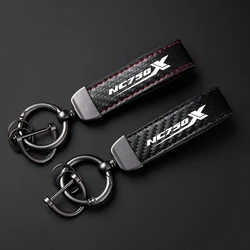 For HONDA NC750X NC 750X NC750 X 2014-2024 Accessories High-Grade Leather Keychain Motorcycle Key Ring