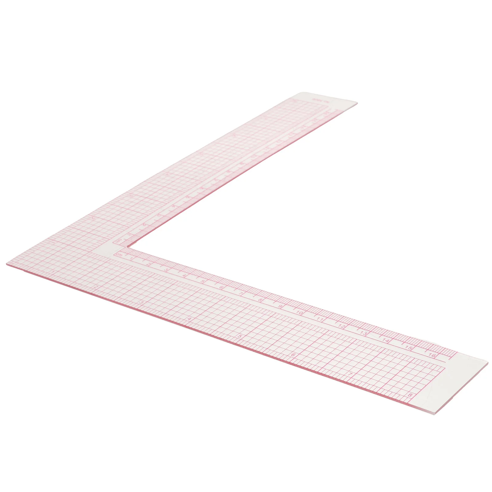 L-shaped Sewing Ruler Rulers for Quilting and Professional Fabric Tailor Craft Tool Measure Clear Tape