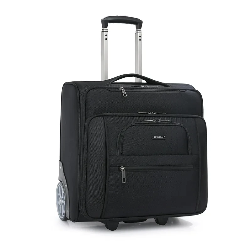 19 inch Travel Suitcases Rolling Luggage Business Boarding Laptop Bag Oxford Cloth Trolley Case With Big wheels Carry on luggage