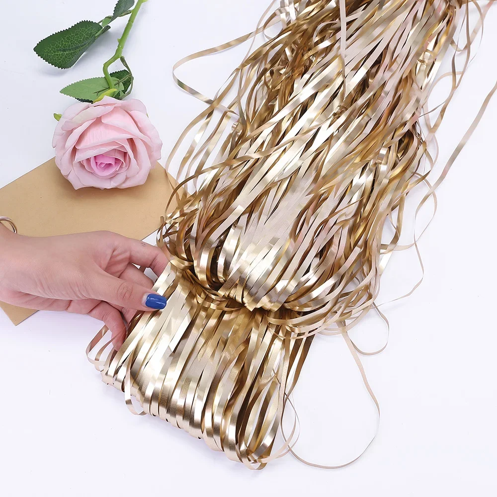 Matte Birthday Decoration Backdrop Foil Tassel Fringe Curtain Photo Booth Wedding Glitter Drape