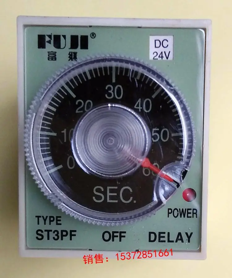 Power Off Delay Relay ST3PF 60S DC24V 50/60HZ Time Relay with Light