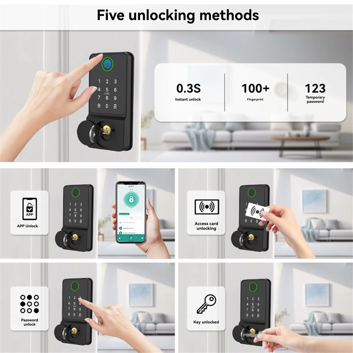 

【Exclusive-Deal!】Smart Fingerprint Lock