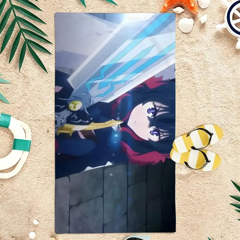 Isekai Japanese Anime R-Reincarnated as a Sword Towel Microfiber soft Beach Towel for Travel Fitness Sauna Bathing Camping