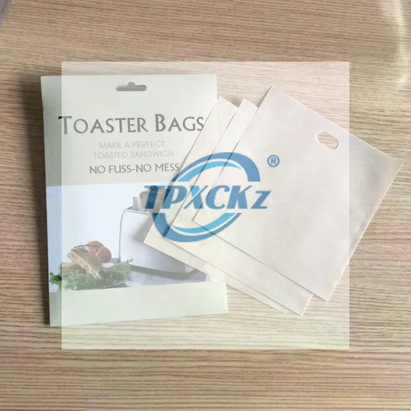 2Pcs Reusable Non-stick Baked Toast Bread Oven Bags Tools Toaster Bags For Grilled Cheese Sandwiches