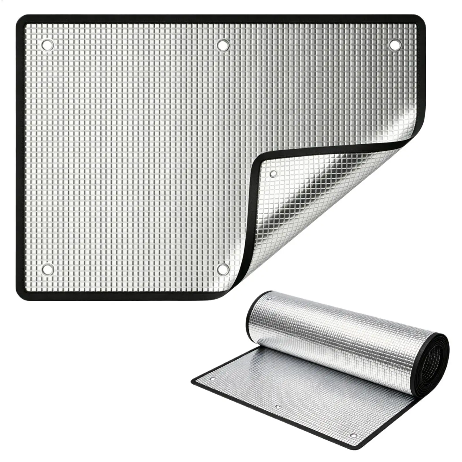 100x50cm Heat Blocking Window Film Reusable Sun Shade with Suction Cups UV Protection Cover for Home Glass Car Window