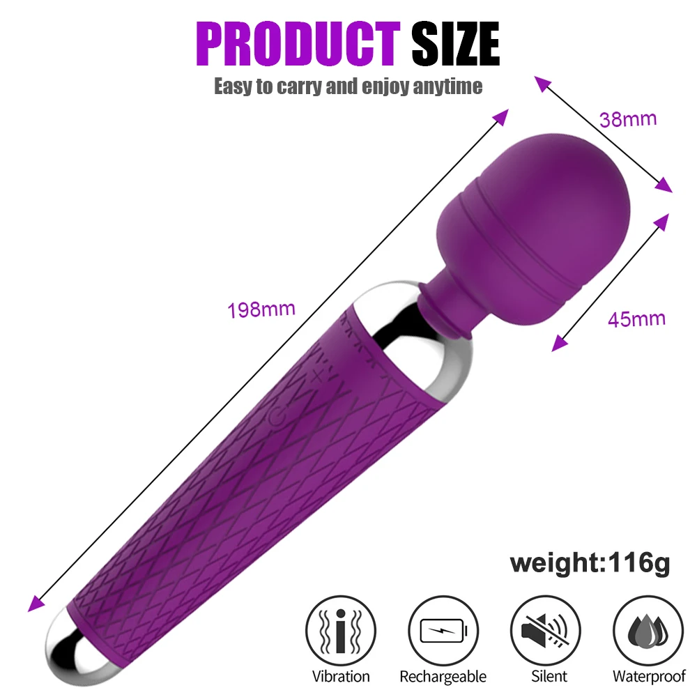 10 Speed Vibrator Sex Toys for Woman Dildo Magic Wand Anal Clitoris Stimulator Wireless Vibrator Female Masturbator Sexy Toys 18