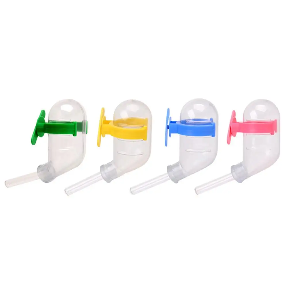 

4Pcs Hamster Water Feeder Durable Plastic Anti Leakage Safe Cage Drinking Bowl Pet Supplies Rabbit Feeders Water Bowls