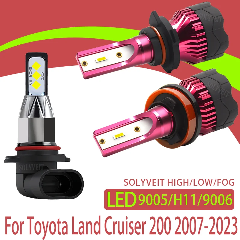 

Simple Installation 9005 H11 9006 Headlight fog LED For Toyota Land Cruiser 200 2007 2008 2009 2010 2011 2012 2013 2014-2023