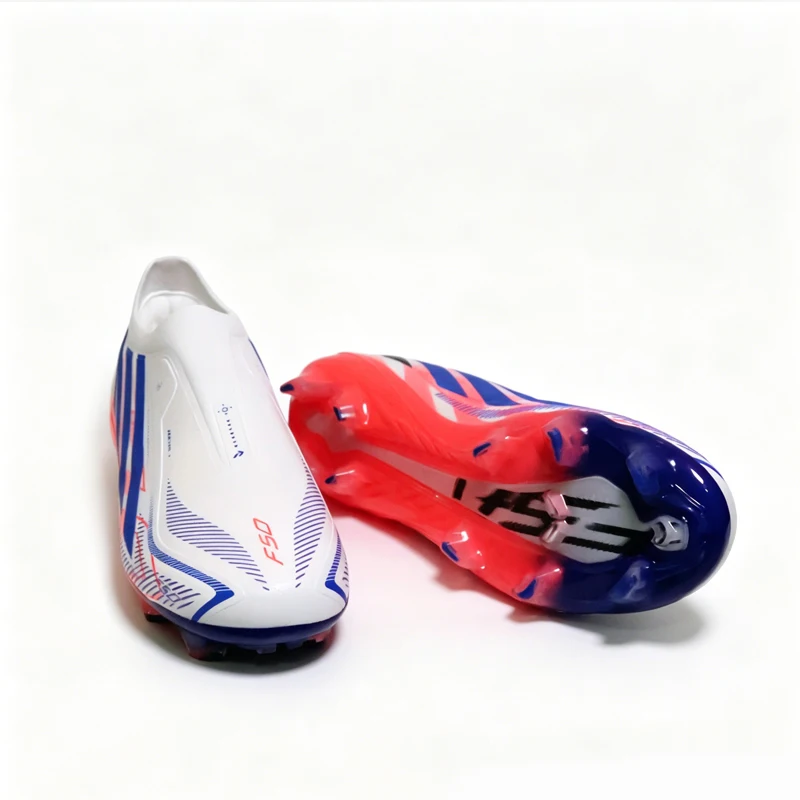LACELESS Top-tier quality Mens Soccer Shoes Turf Soccer Cleats Youth Sneakers TF/FG Training Football Boots Chuteira Campo