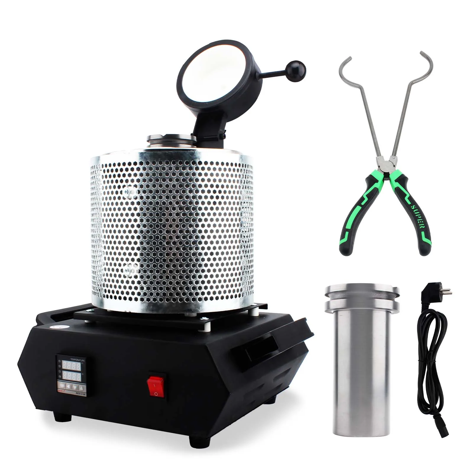 Boasta 1kg 2kg 3kg Small Gold Silver Copper Induction Smelting Furnace Kit Melting Tool Jewelry Making