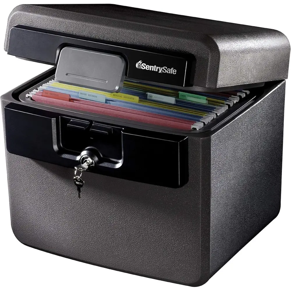 

Reinforced Waterproof Storage Box with Key Lock, 14.3x15.5x13.5 inches, HD4100