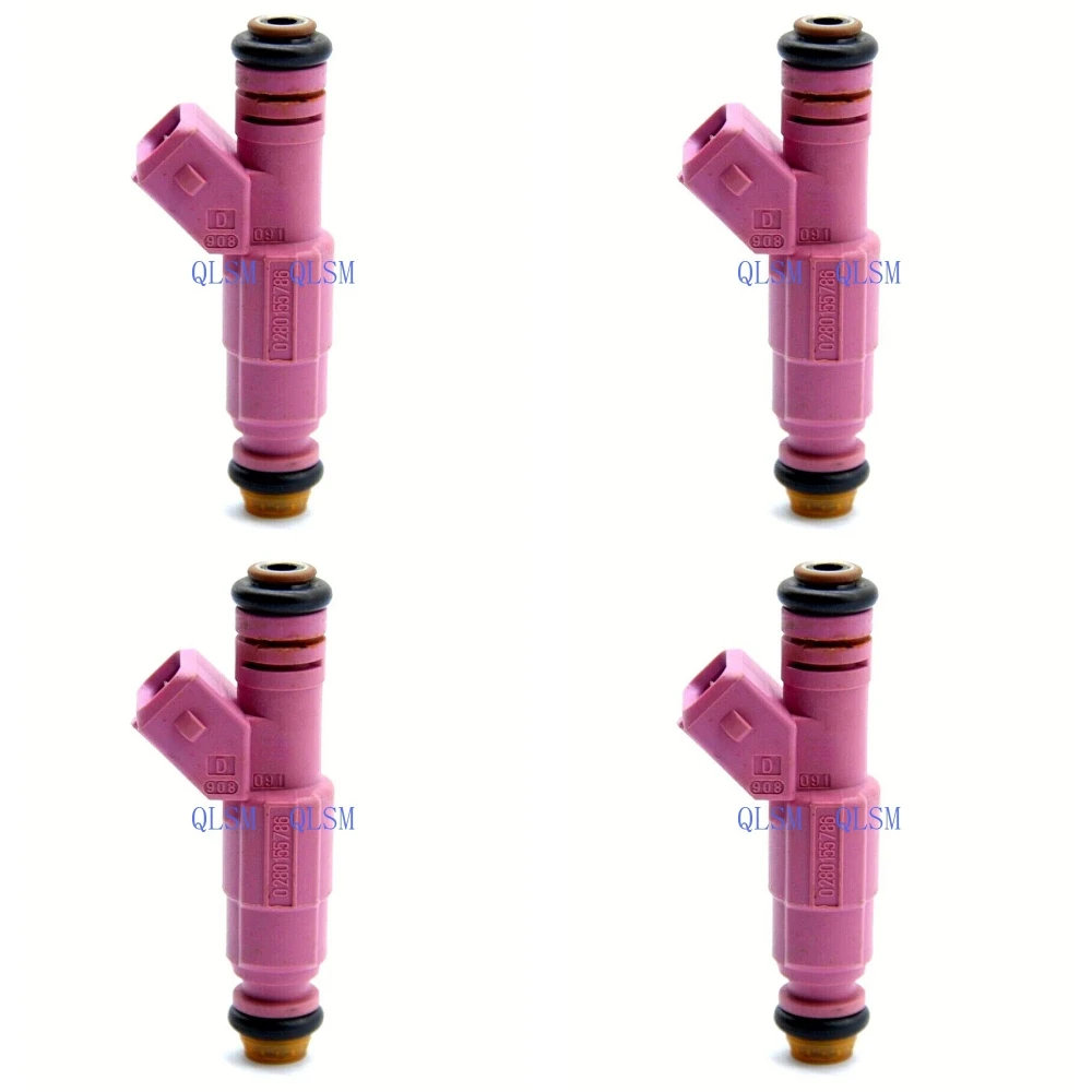 

4PCS FUEL INJECTOR FOR FORD KA FIESTA 1.3 8V ENDURA-E 95-09 0280155786 98BF-BB Premium Car Accessories