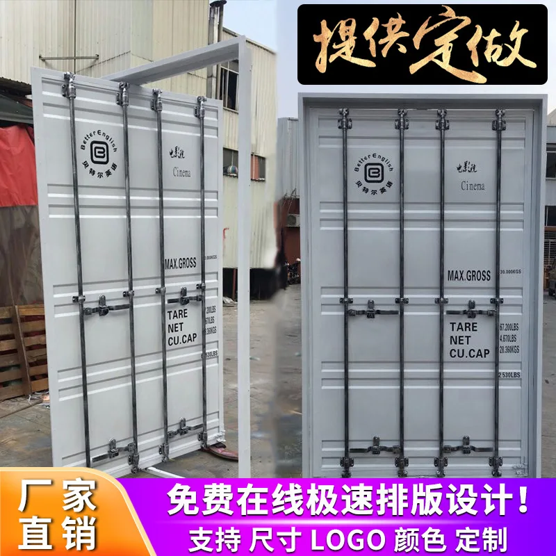 

Дверца-контейнер LOFT, креативный внутренний КТВ из железного искусства, двухоткрытый двухтактный кафе, ванная комната в индустриальном стиле