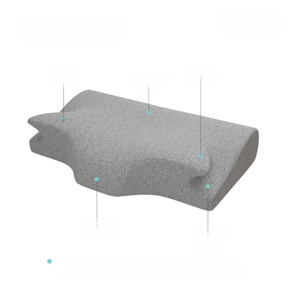Memory Foam Pillow 13cm High Slow Rebound Neck Support Sleep Pillow Memory Pillow Soft Hard Dual Use Cotton Office Use