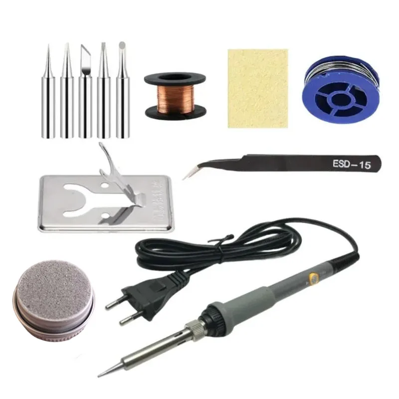 Adjustable Temperature Electric Soldering Iron 60W Electric Soldering Iron Welding Solder Repair Tool