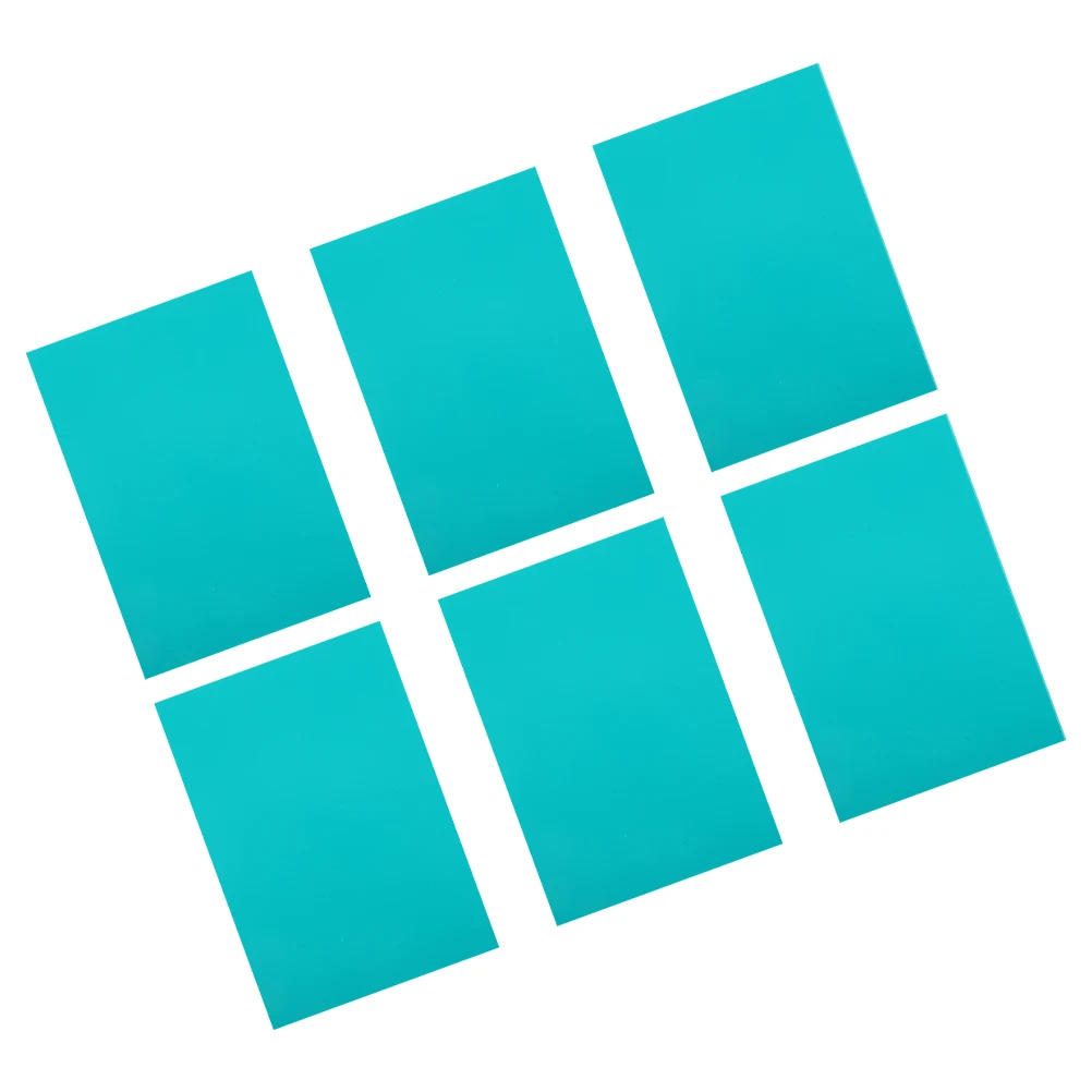 6 Pcs Linoleum Printmaking Kit Soft Carving Blocks Long Lasting PVC Sheets Craft Engraving Plates Detailed Stamps Smooth Cutting