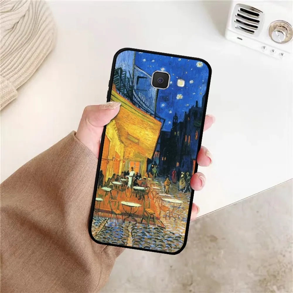 Van Gogh Starry Sky Art Phone Case For Samsung J 7 plus 7core J7 neo J6 plus prime J6 J4 J5 Mobile Cover