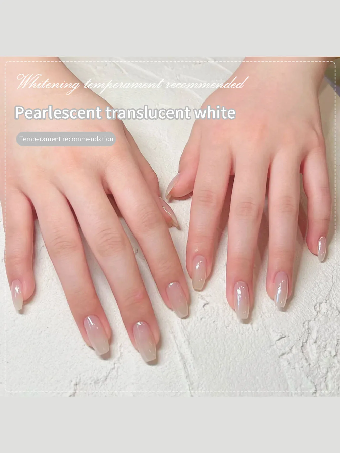 

10ml Nude Color Jelly Gel nail Polish White Glitter Semi Permanent Soak Off UV LED Polishing Gel DIY Nail Varnish