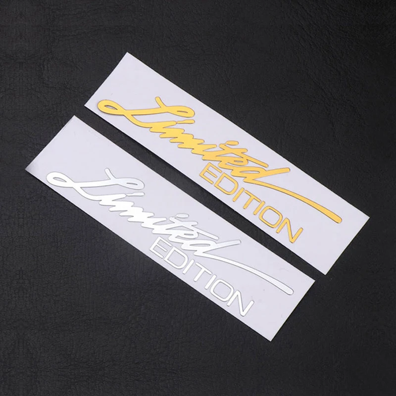 Limited Edition Emblem Stickers 3D Metal Stickers Creative Car Body Door Window Motorcycle Mobile Phone Laptop Decals Car Decora