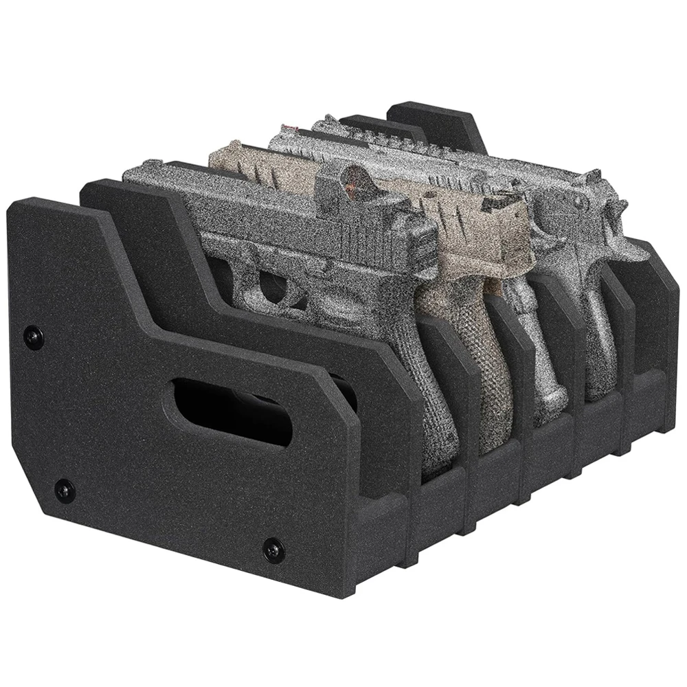 4/6 Slots Foam Pistol Rack Handgun Rack Gun Safe Cabinet Storage Organizer Accessory Universal Protective Holster for Handgun