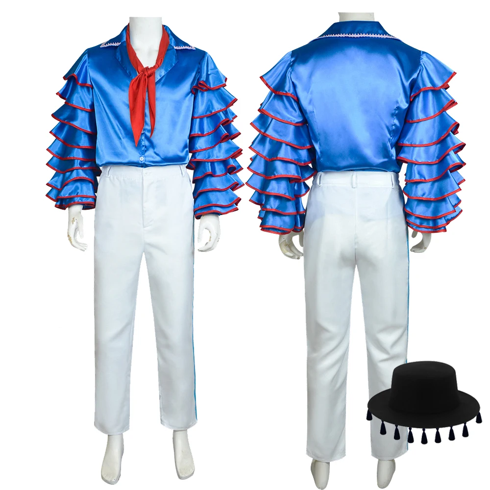 

Movie Ipkiss Cosplay Costume Full Sets Top Pants Uniform for Adult Outfit Halloween Carnival Party Performance Clothes Roleplay