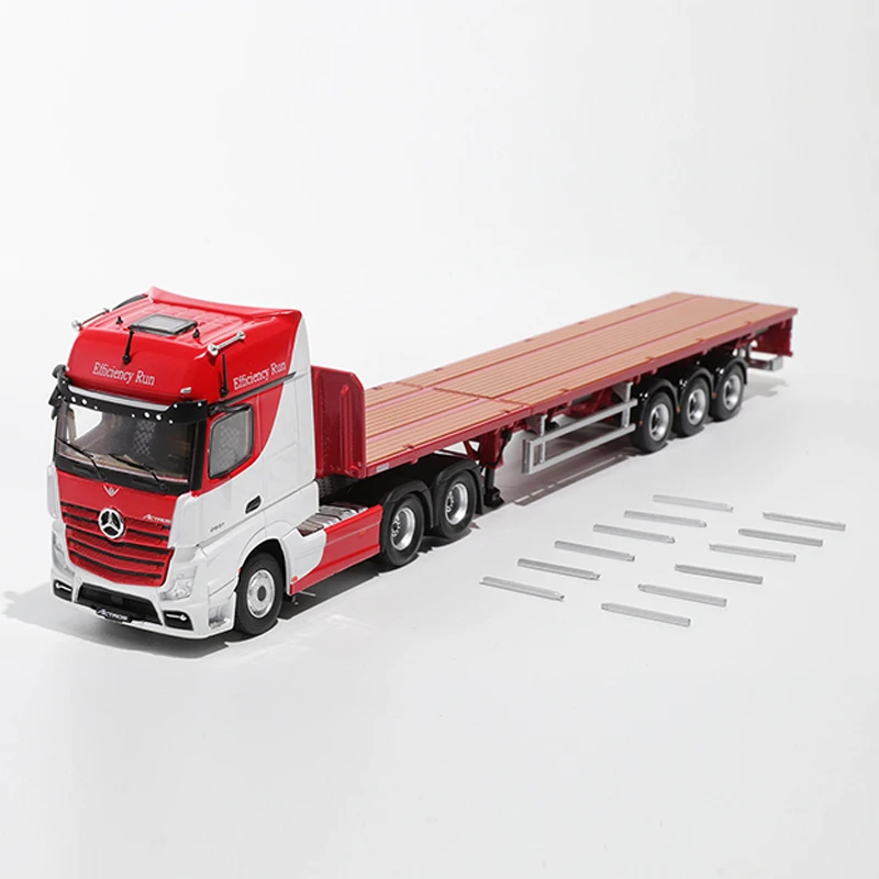 GCD 1:64 ACTROS GIGASPACE 6*2 Sattelzugmaschine & Scalable Trailer