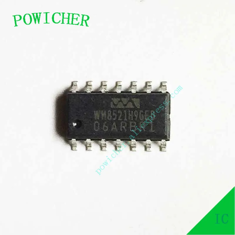 10pcs WM8521H9GED SOP14 WM8521HCGED WM8521 SOP-14 Em Estoque