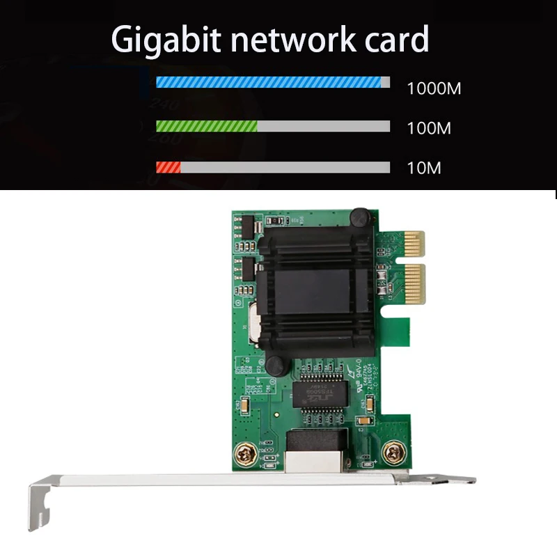 

PCIE Gigabit Network Card RJ45 port Intel 82574 PCI Express 10/100/1000mbps RJ45 LAN Adapter Fast Ethernet Game PCIE Card for PC