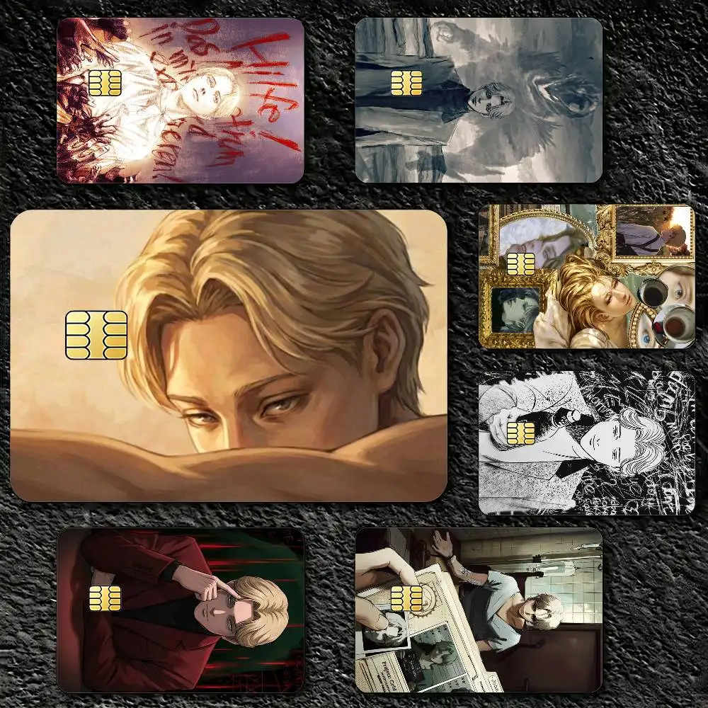 

J-Johan L-Liebert M-Monster Credit Card Skin Stickers For VISA Bank Bus Metro Access Card Protective Film Cover Sticker