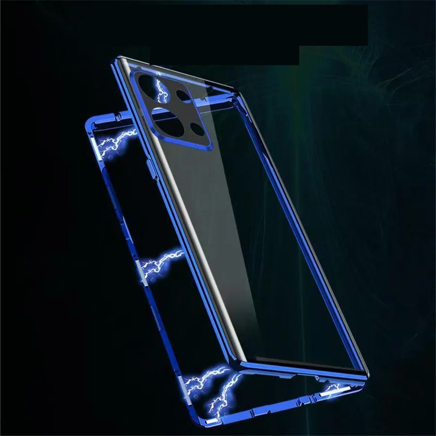 

Для Oneplus 13T металлический каркас двухсторонний стеклянный магнитный чехол для телефона Oneplus 13T 1 + 13T крышка объектива камеры