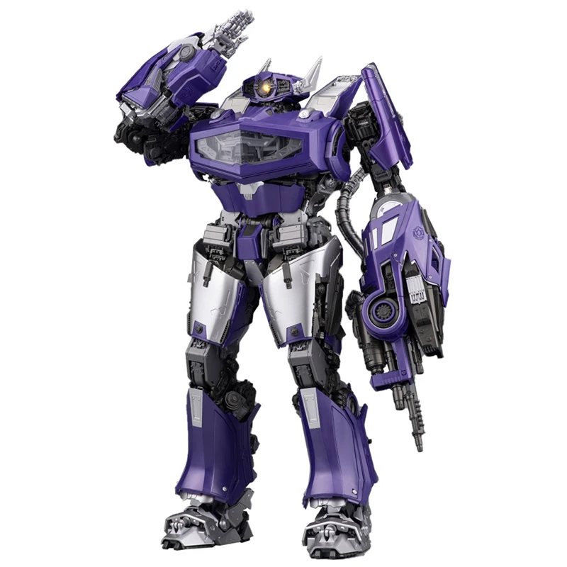 【In Stock】Yolopark Soskill Transformation Shockwave 30CM Super Movable Outer Armor Linkage Assembling Action Figures