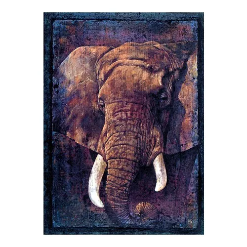 Art Stenen Afrikaanse Olifant Louis Pan 1000 Stuk Puzzel