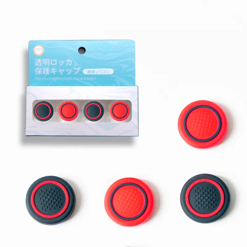 القط باو النقاط سيليكون الإبهام قبضة غطاء تغليف للتبديل 2/NS برو تحكم لسوني PS5 PS4 سليم PS3 Xbox One سلسلة X/S XSS