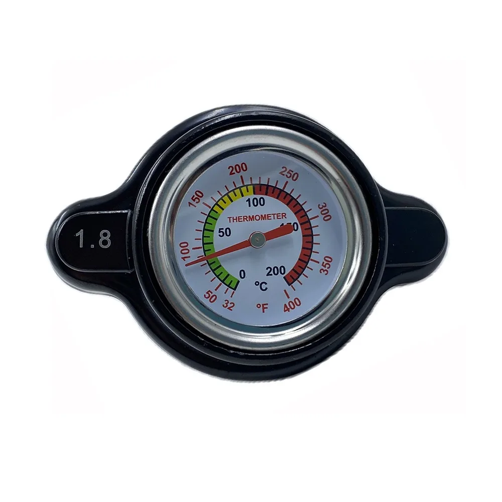 

Motorcycles High Pressure Radiator Cap with Temperature Gauge 1.8 Bar Radiator Cap 25.6Psi 1638630001 for Honda CRF450R 2002-15