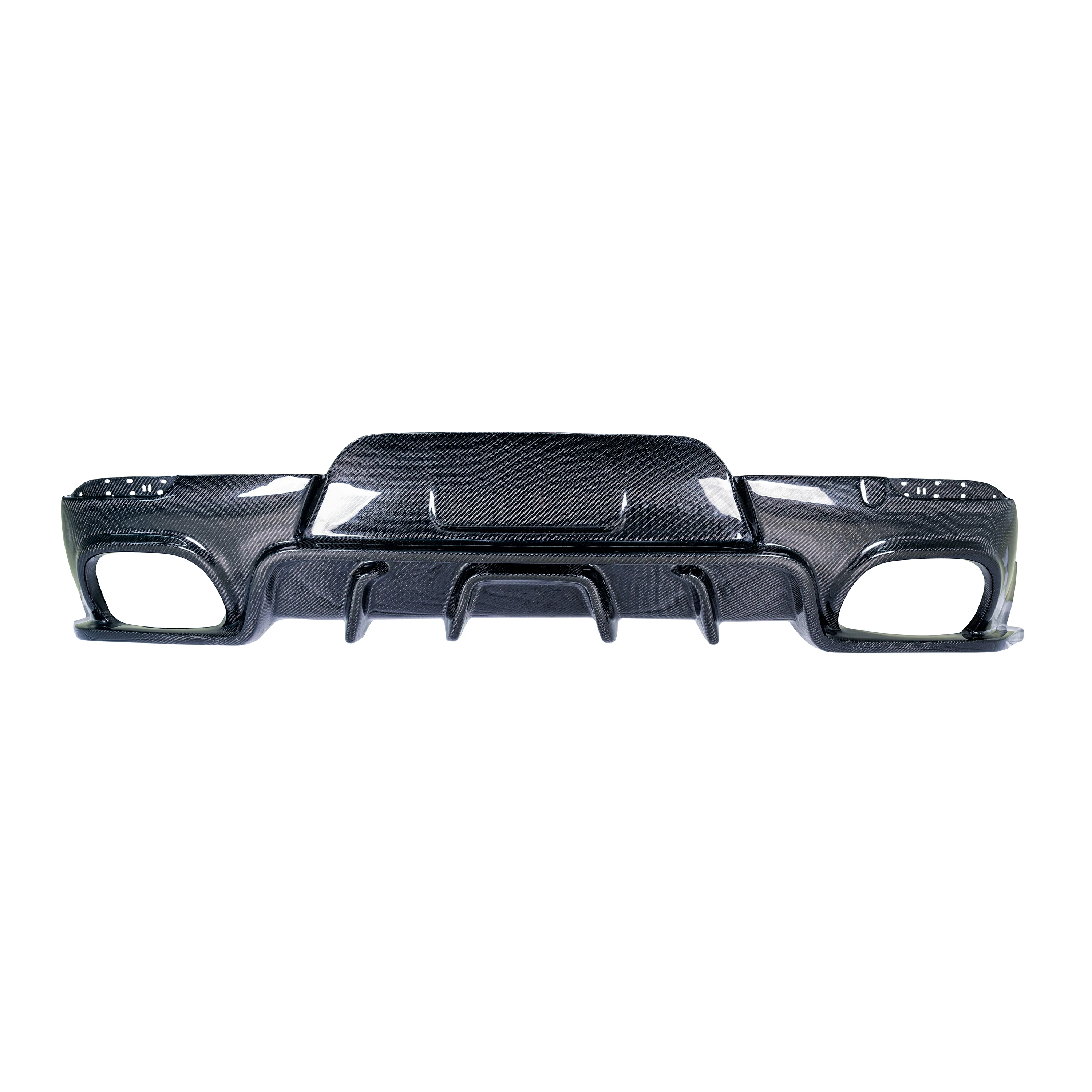 

KM High Quality Carbon Fiber Rear Diffuser Lip Bumper for 2014-2016 Porsche Panamera 970.2 Auto Protection Upgrade FXX style