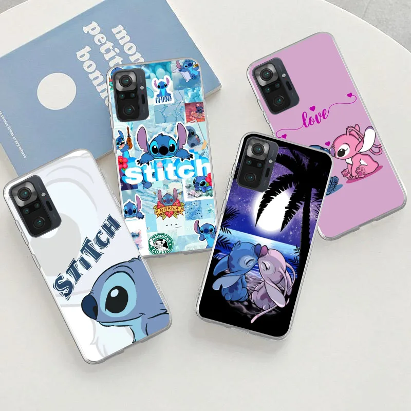 HZ-64 Stitch Love Soft Case For Moto G52 G42 G32 G23  G22 G14 G84 E32 G62 G04 G24 G72 G71 G73 G32 G34 G20